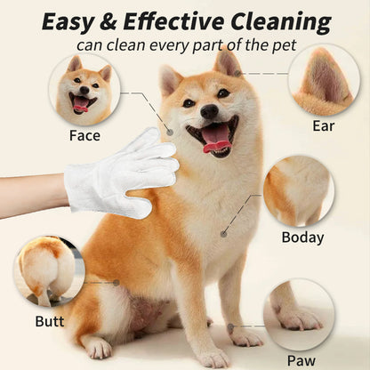 Pet Glove Cleaning Wipes